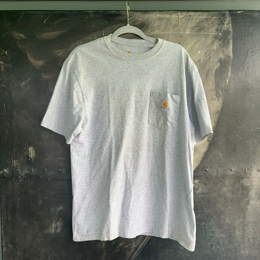 Carhartt Gray Short Sleeve Pocket Tee